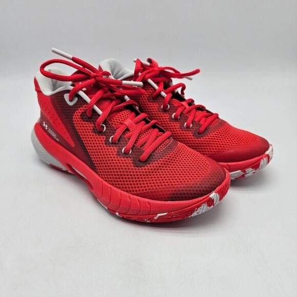 Under Armour HOVR Breakthru Versa Red Womens Basketball Shoes Size 6.5 - Picture 1 of 6